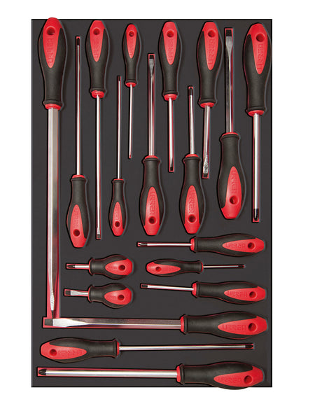 Juego de 19 Dest. Bim Punta Plana, Phillips y Cabinet Urrea