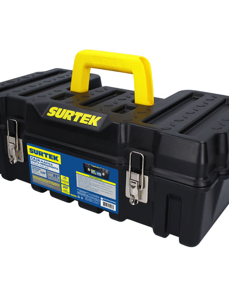 Surtek Caja portaherramientas plást 21" compacta broch metal