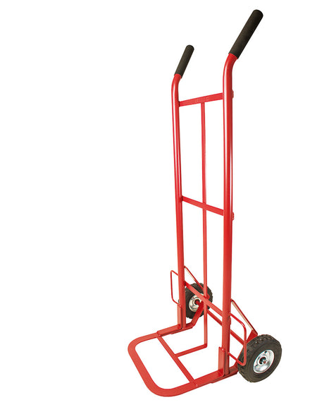 Diablo bodeguero rojo llanta sólida 8" 400kg Surtek