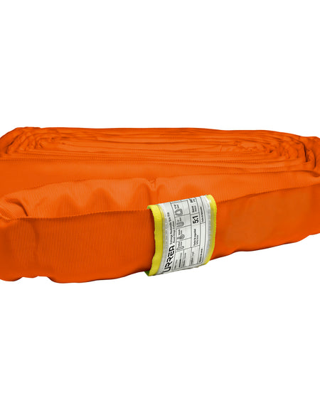 Eslinga redonda sin-fin color naranja, largo 8 metros Urrea