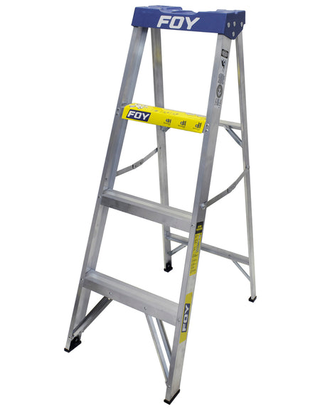 Escalera de aluminio tipo tijera 3 escalones Foy