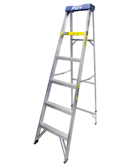 Escalera de aluminio tipo tijera 5 escalones Foy