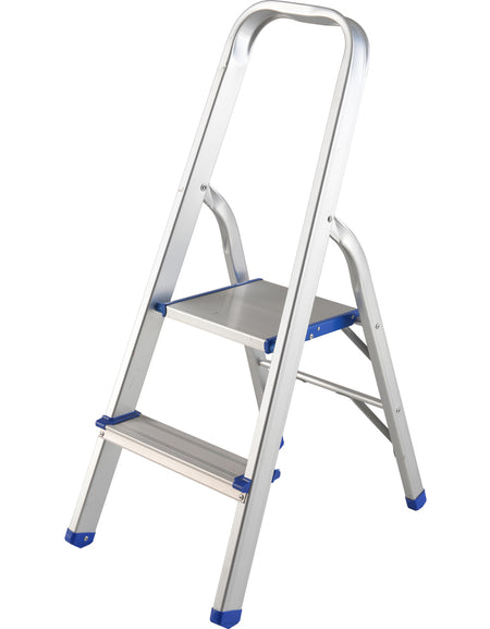 Escalera plegable tipo taburete aluminio 2 escalones Surtek.