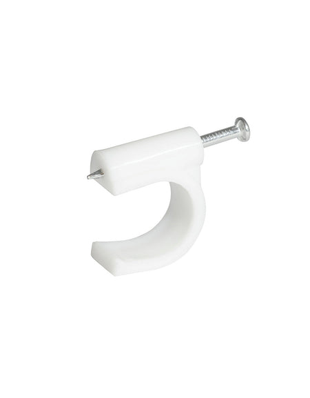 Grapa para cable coaxial 10 mm blanco 20 piezas Surtek