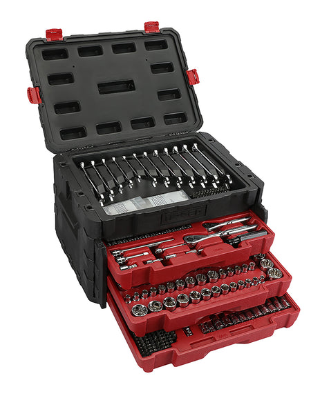 Jgo dados y accesorios comb 450 pzas estuche plástico Urrea.