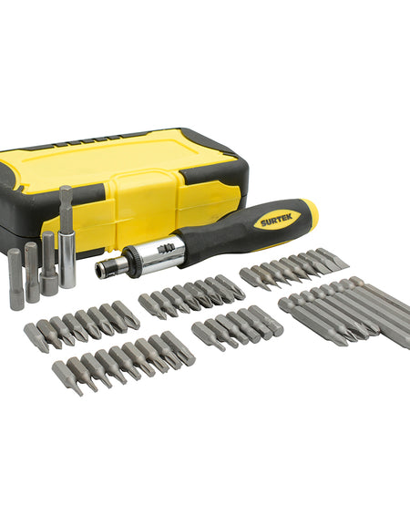 Surtek Juego de 53 puntas intercambiables con accesorios