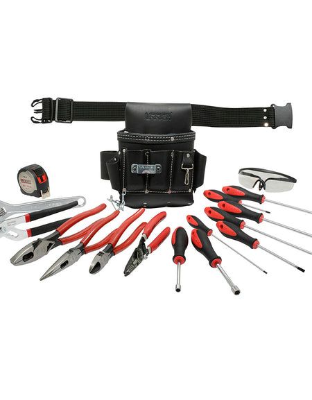 Juego para electricista en portaherramientas 17 piezas Urrea