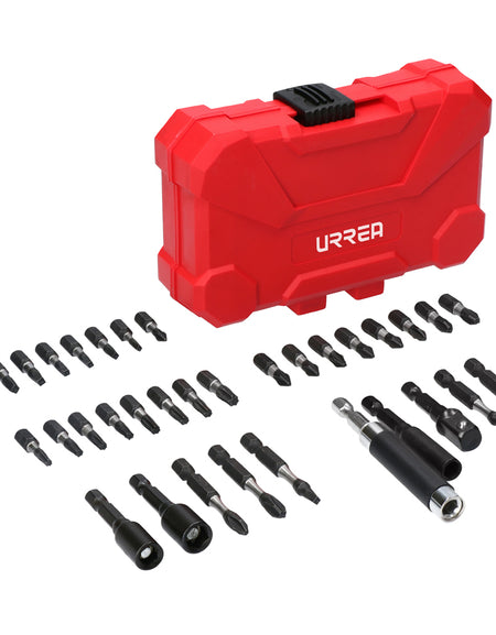 Juego de 34 puntas y accesorios para destornillador Urrea