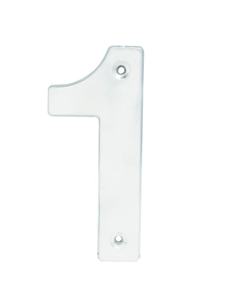 Numero 1 bold 4" cromo satinado Lock