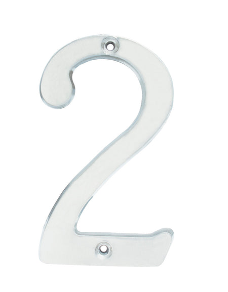 Numero 2 slim 4" cromo satinado Lock