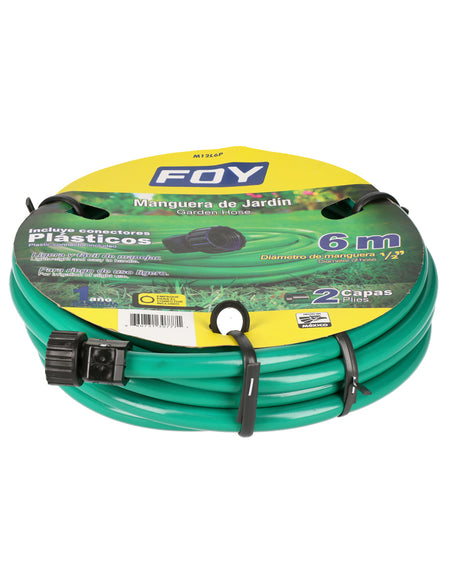 Manguera 1/2", 10 metros Foy