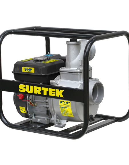 Motobomba 9HP 270cc, flujo máximo de 1400 L/min, 6 L. Surtek