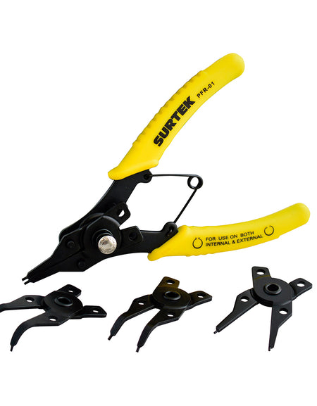 Juego de pinza anillos 4 cabezas Surtek