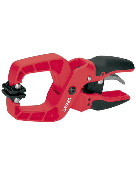 Prensa plástica resorte con sistema Quick Release 4" Urrea.