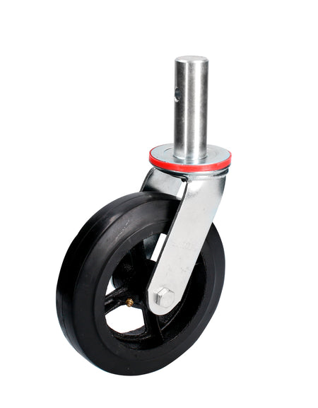 Rodaja para andamio de hule de 8" Surtek