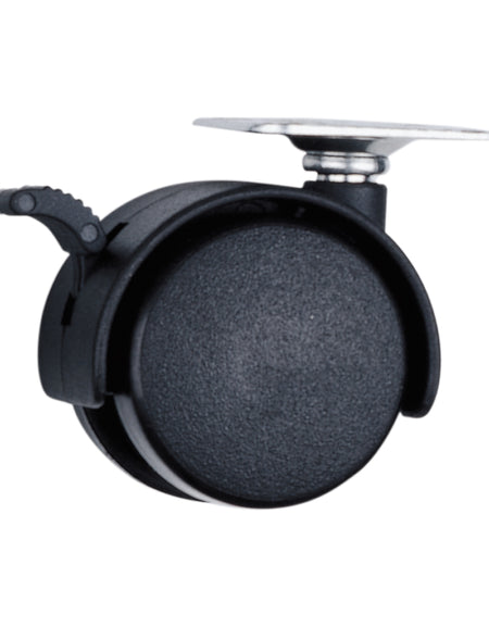 Rodaja tipo yoyo de placa con freno de 40 mm Surtek