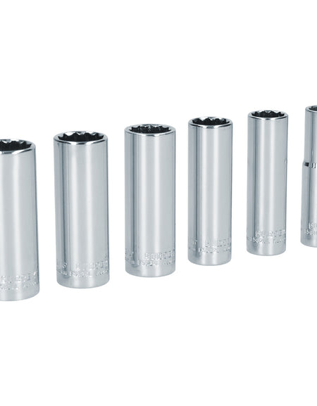 Juego de 6 dados largos en pulgadas 1/2" Surtek