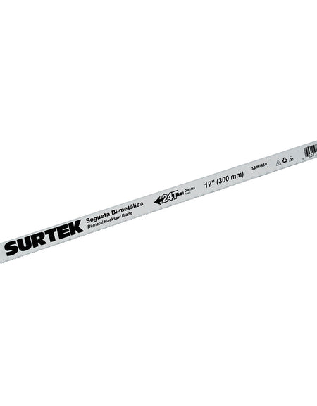 Segueta bimetalica 12" 24dpp Surtek