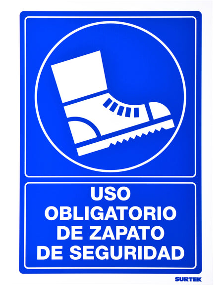 Señal "Zapatos de seguridad" Surtek