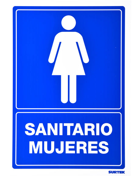 Señal "Sanitario mujeres" Surtek