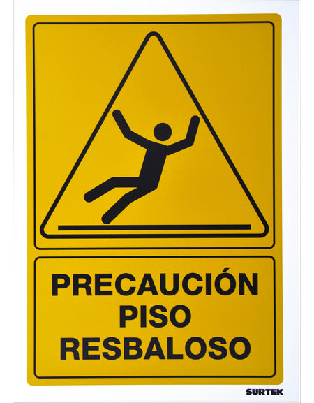 Señal "Piso resbaloso" Surtek