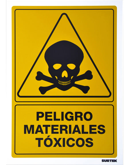 Señal "Materiales tóxicos" Surtek