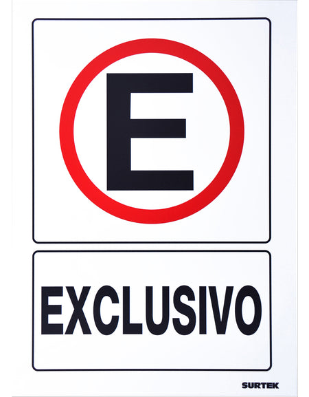 Señal "Exclusivo" Surtek