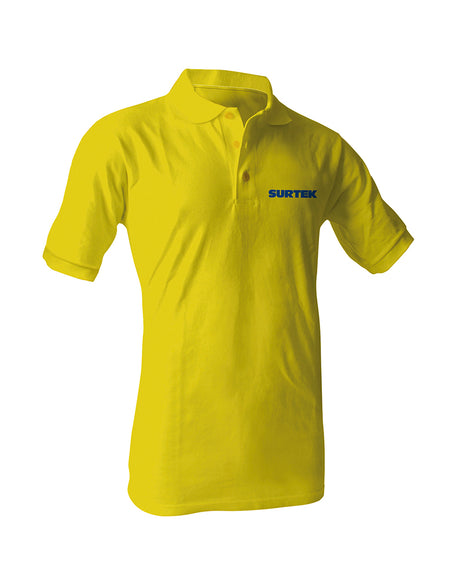 Playera tipo polo Surtek amarilla talla L Surtek