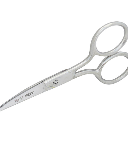 Tijera de acero inoxidable para bordar 4" Foy
