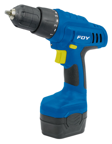 Rotomartillo a batería de 9,6 V, broquero de 3/8" Foy