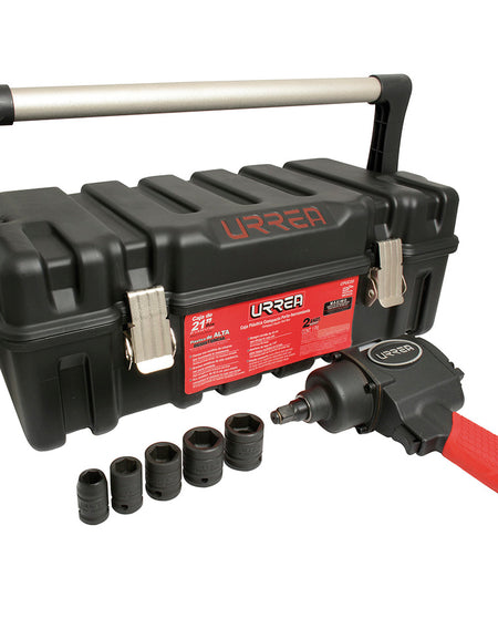 Juego pistola neumática UPC731A de 1/2" 10 pzs en pulg Urrea