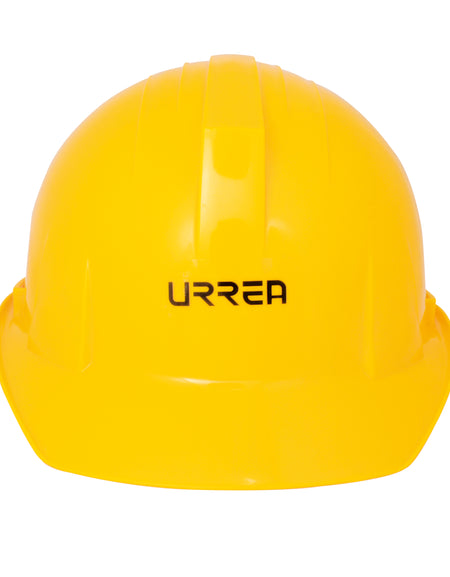 Casco de seguridad con ajuste de matraca amarillo Urrea