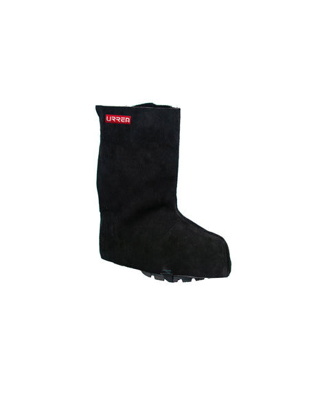 Polainas de carnaza color negro. Urrea