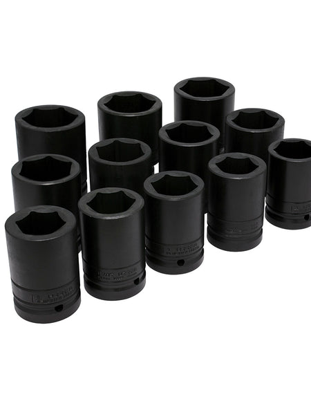 Juego de 12 dados de impacto largo en pulgadas 1" Urrea