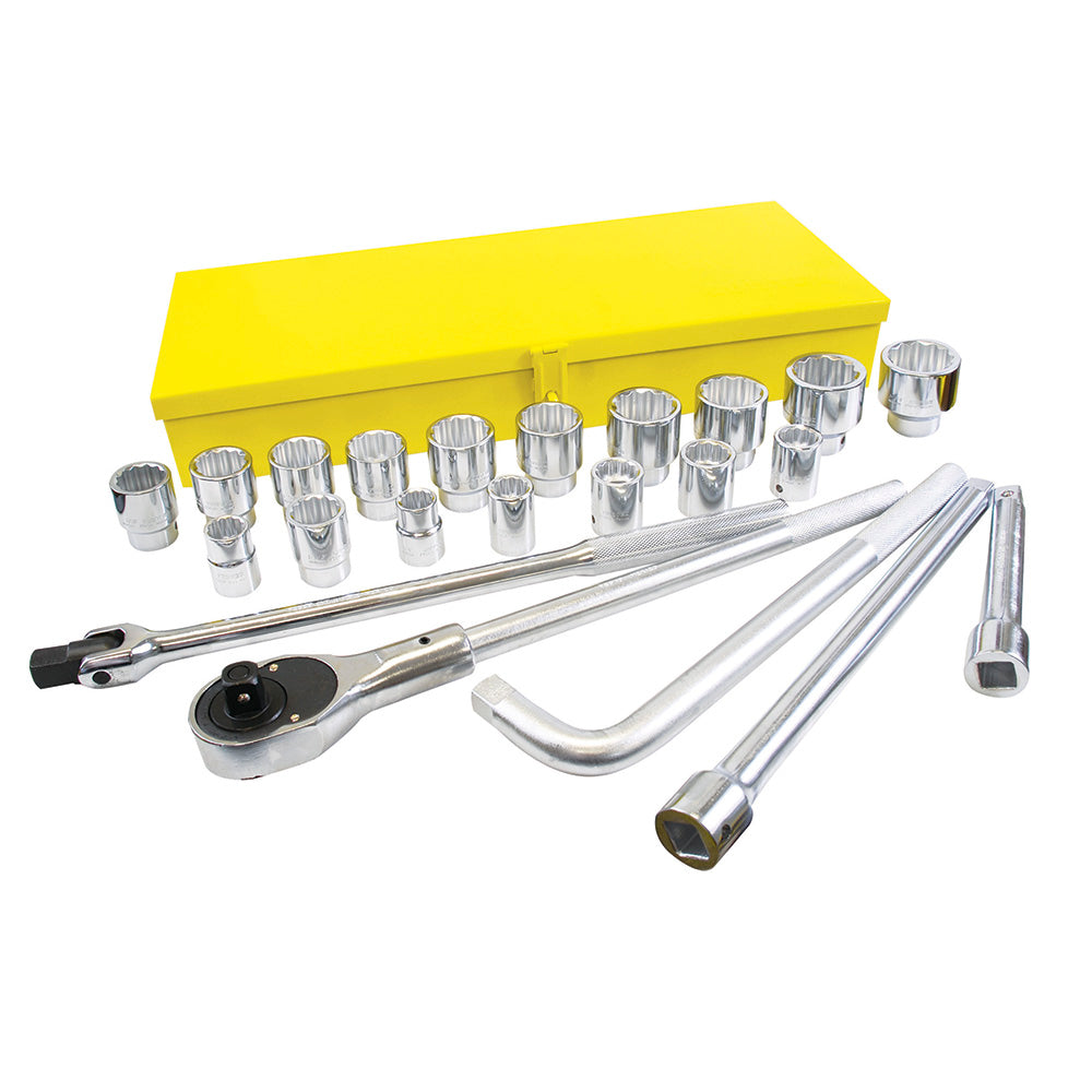 Juego de 23 dados y accesorios combinados 3/4" Surtek