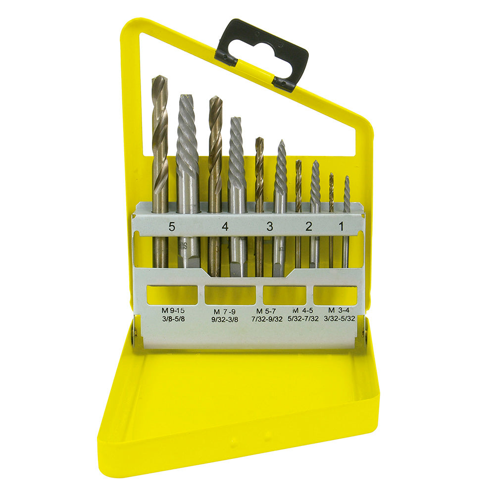 Juego de extractor tuercas barridas 10 piezas Surtek