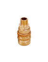 Cople de conexión rápida macho 1/4" NPT Surtek