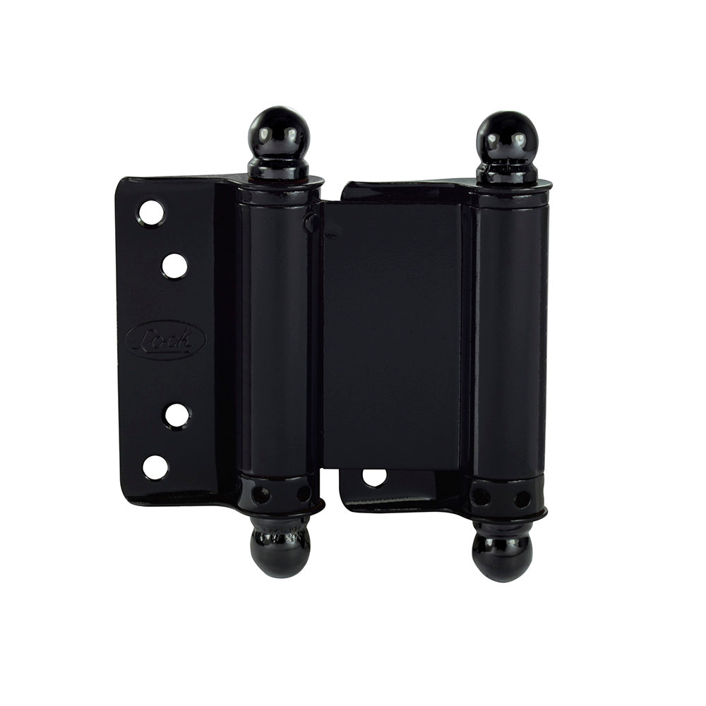 Juego 2 bisagra doble acción negro Lock