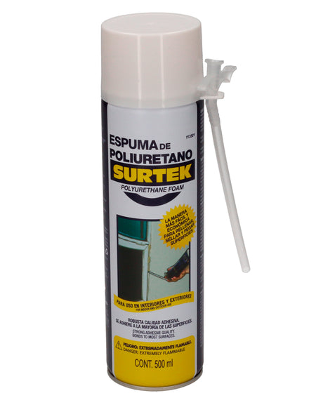 Espuma de poliuretano uso industrial 500 ml Surtek