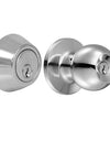 Combo pomo bola y cerrojo sencillo, acero inoxidable Lock