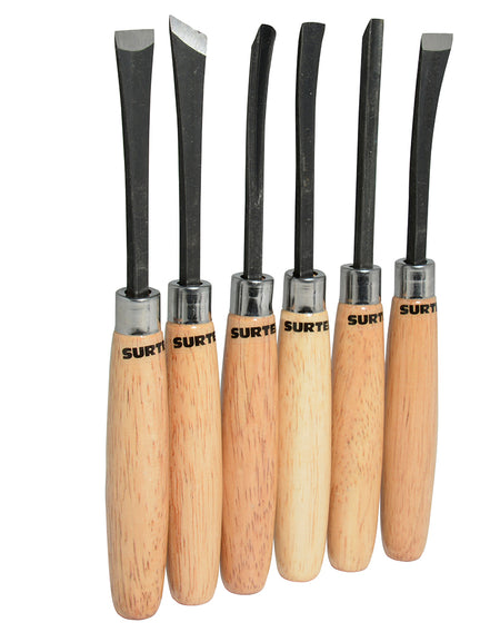 Juego de 6 gurbias manuales Surtek