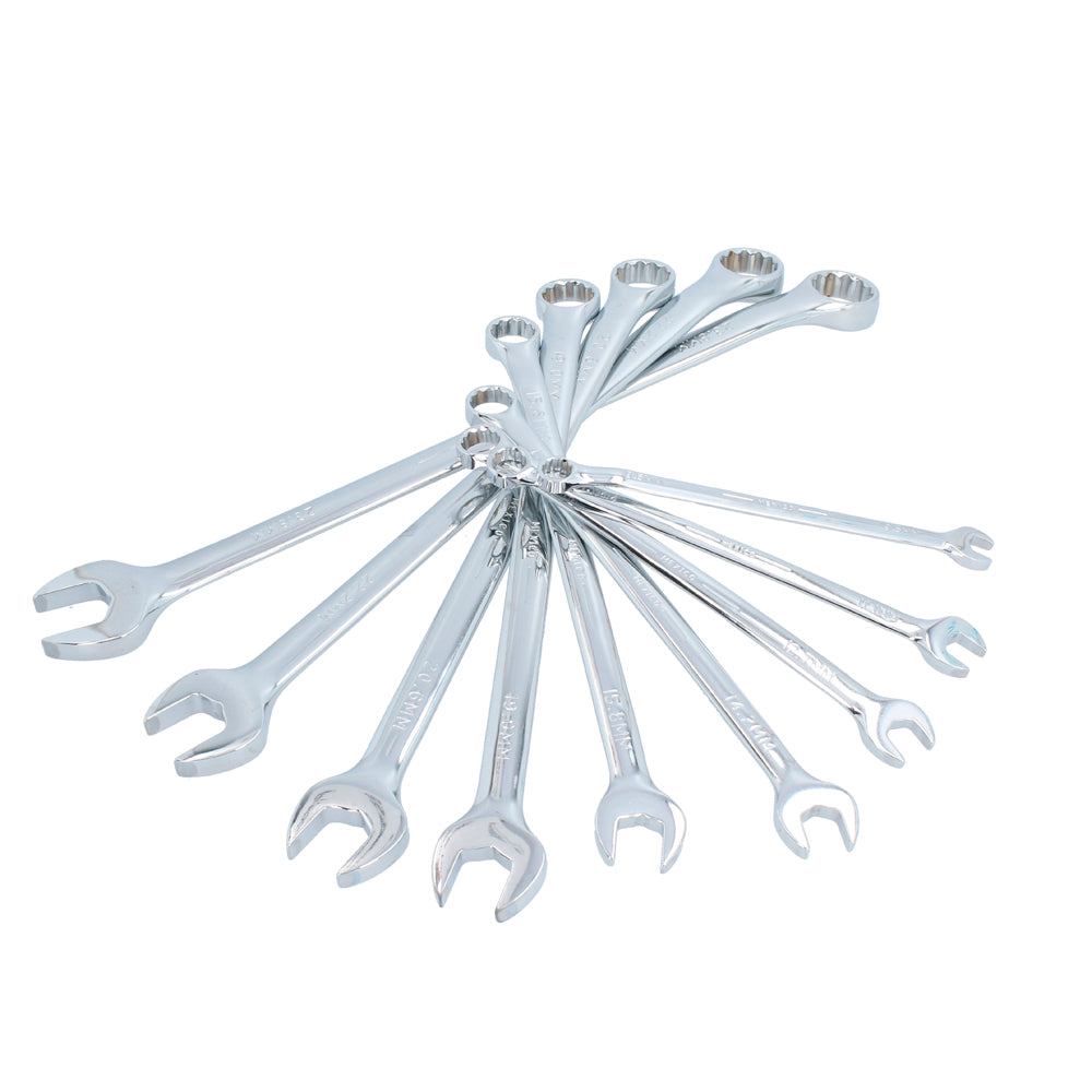 Juego de 9 llaves combinadas extra largas métricas Urrea