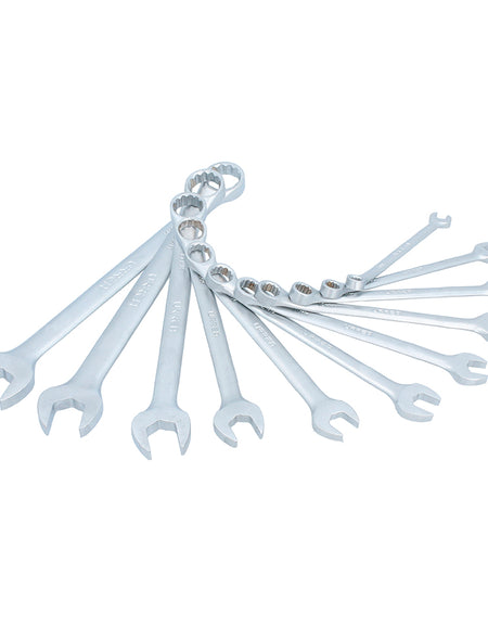 Juego de 11 llaves combinadas satinadas en pulgadas Urrea