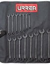 Juego 15 llave combinado black 12 puntas en pulgadas Urrea