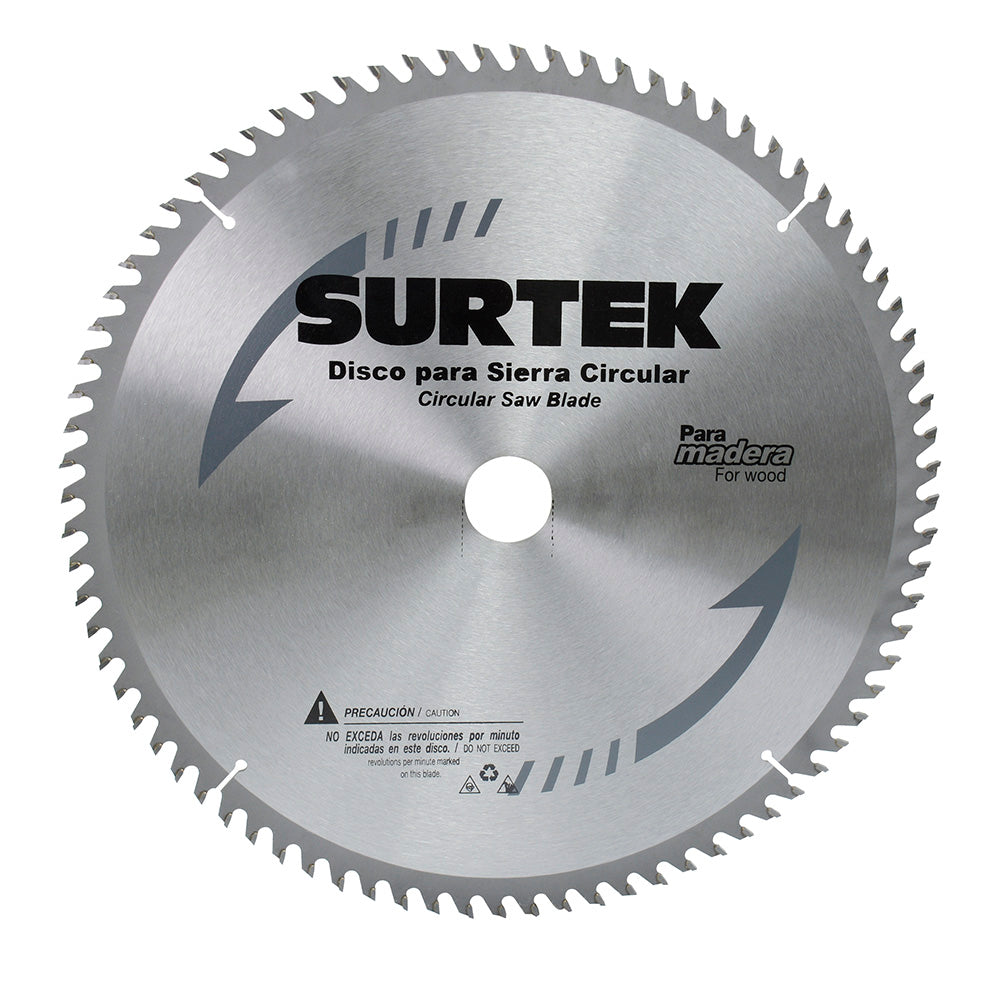 Disco para sierra circular 8 1/4" 24 dientes Surtek