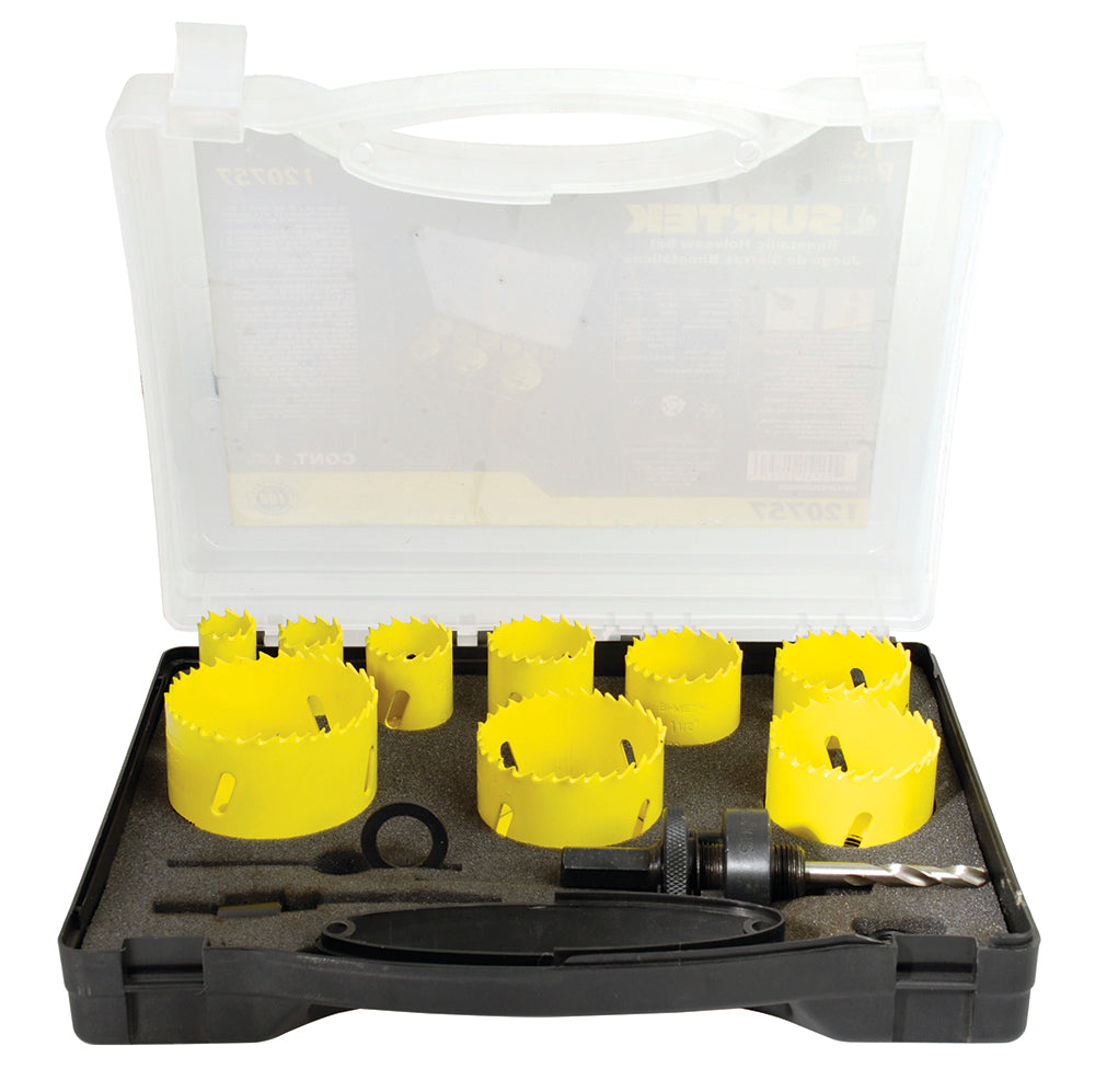 Surtek Juego de 13 cortacírculos bimetálicos