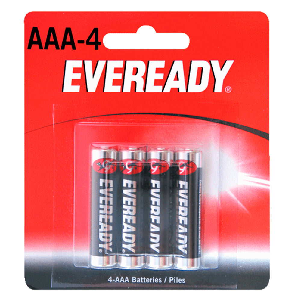Pila alcalina marca Eveready® AAA con 4 piezas Surtek