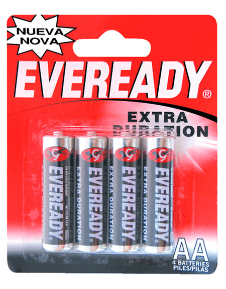 Pila alcalina marca Eveready® AA con 4 piezas Surtek