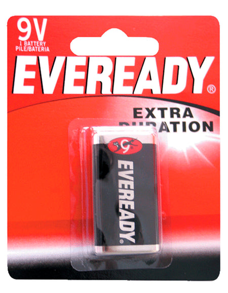Pila alcalina marca Eveready® 9V con 1 pieza Surtek