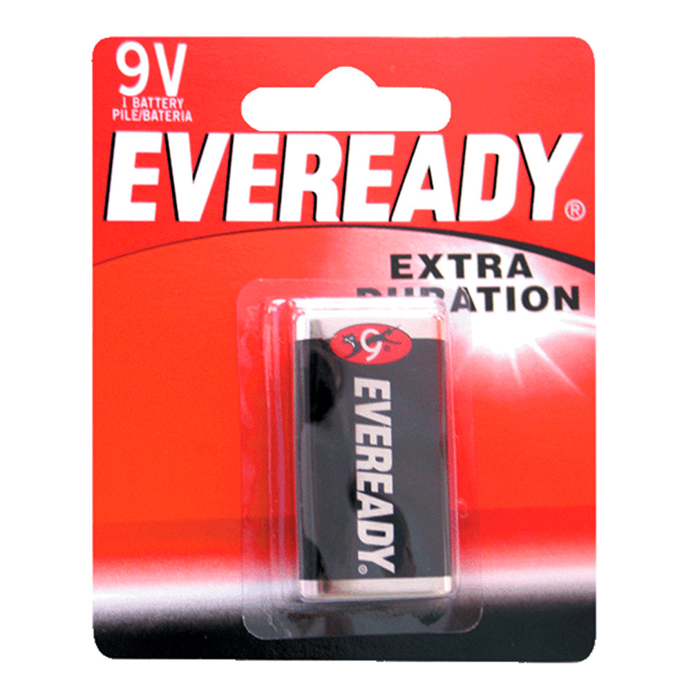 Pila alcalina marca Eveready® 9V con 1 pieza Surtek